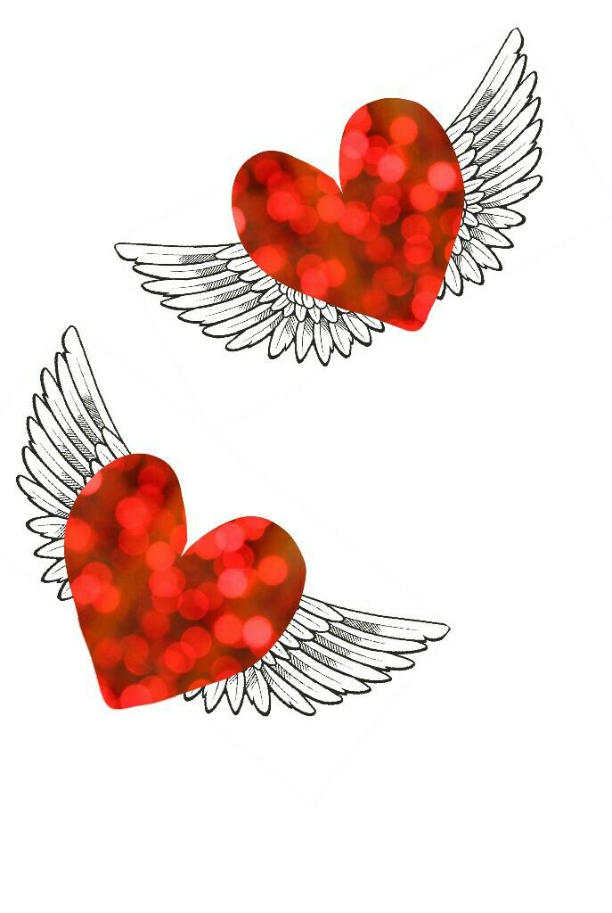 Hearts and wings.... Don't judge
