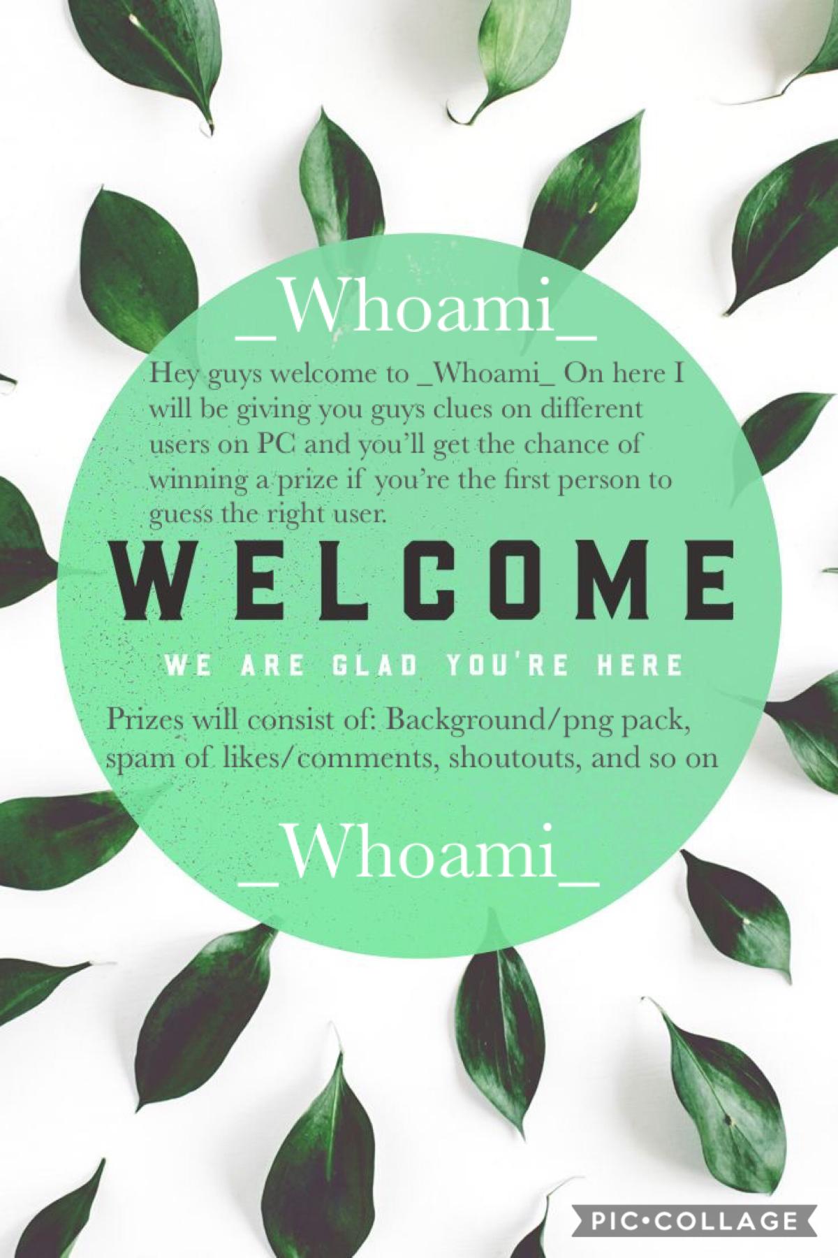 ~WeLcOmE WeLcOmE~
First _Whoami_ will come out tomorrow or Thursday.....so be ready!!