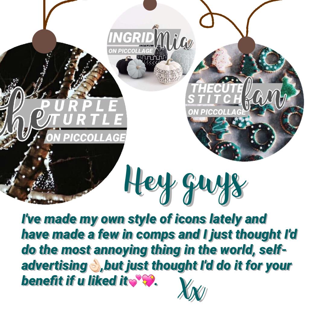 🎄ICONS🎄
Thought I'd put it out there incase, bauble idea inspired by @YouHaveTalent!!💕💖👌🏻