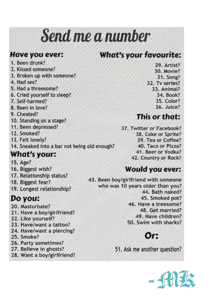      Tap

Comment which number and I'll  answer with my honest opinion 