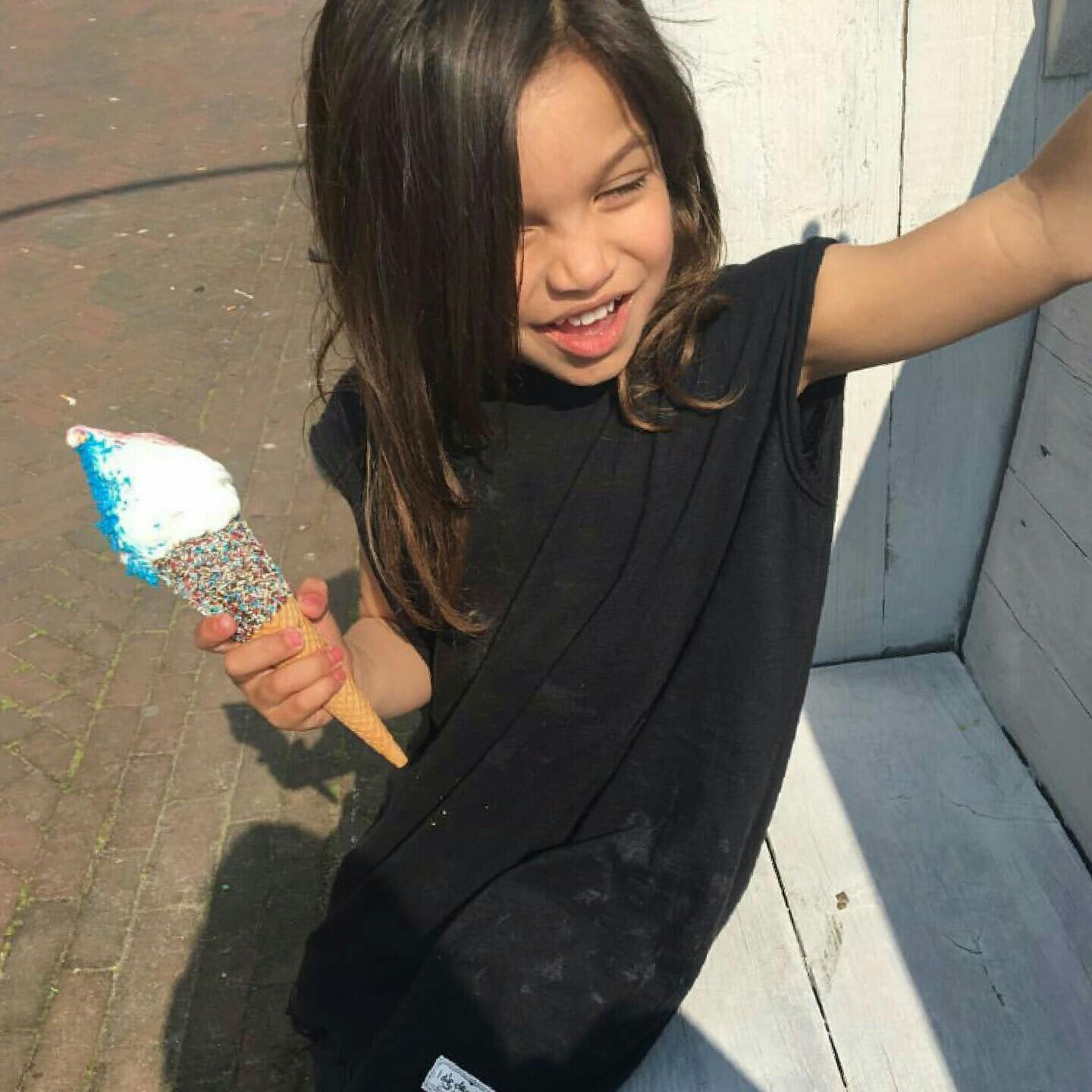 She had me drooling while eating that ice cream! 