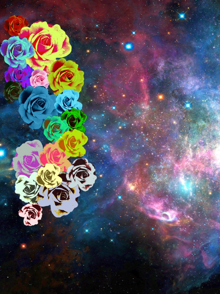 Hey! I just edited each rose altering its color starting from the pink normal-looking one in the pic. Tell me what your fav rose is in the comments !