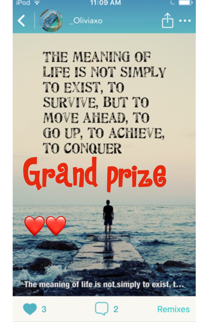 Grand prize ❤❤