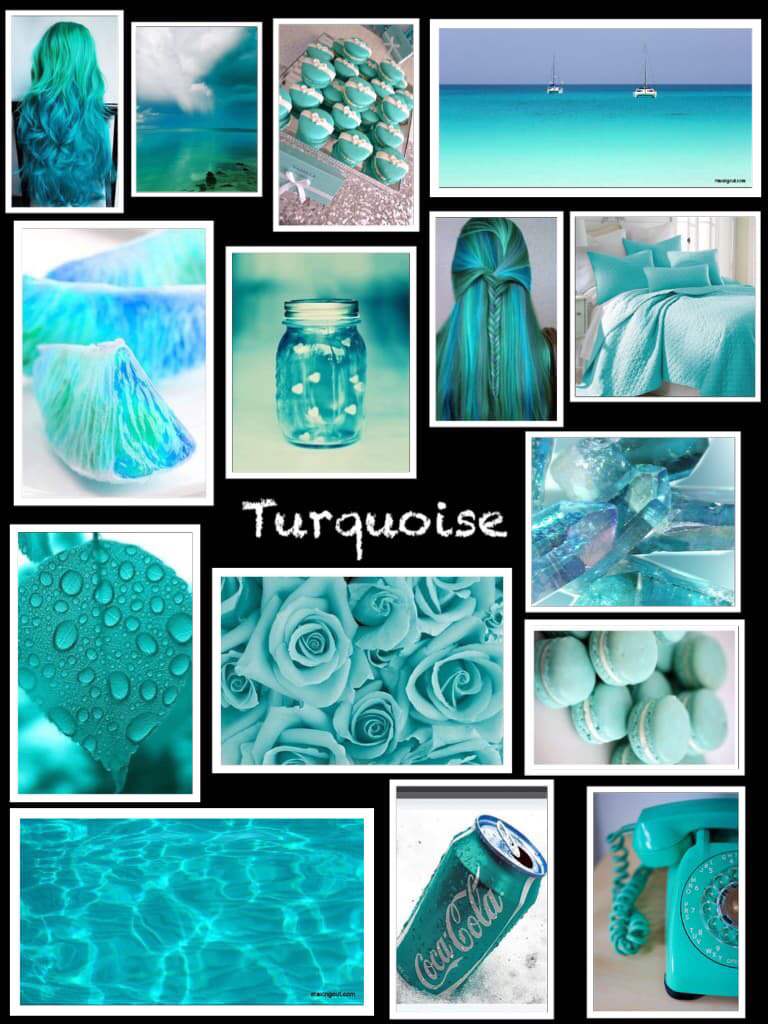 Turquoise:part of colour theme