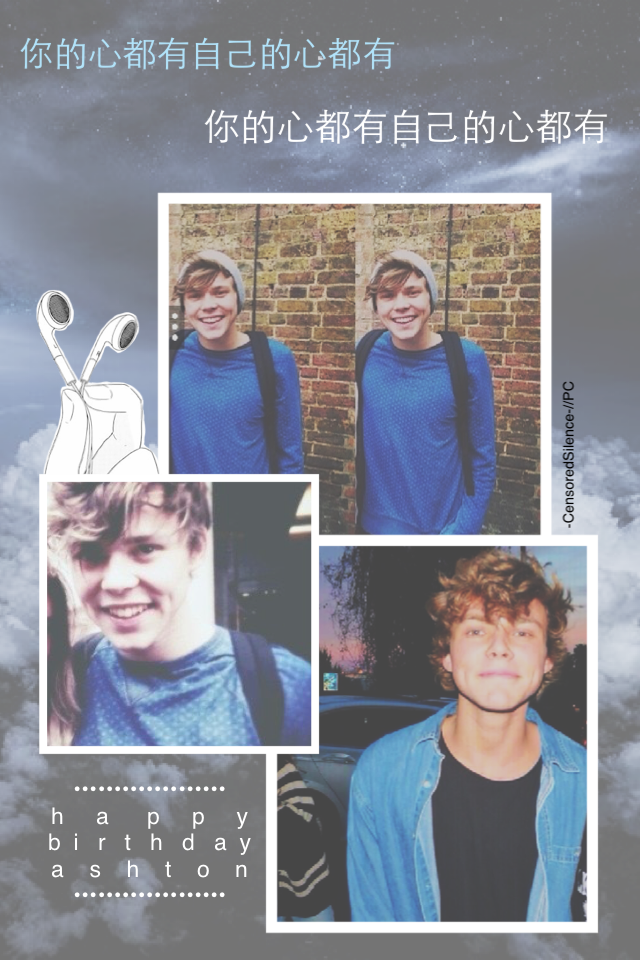 --click here--
Happy birthday to this wonderful ray of sunshine: Ashton Fletcher Irwin. He's helped me through so, so much. I love his smile, his laugh, his hair, his voice, his clothes, him. He's 21 now and I hope he's the happiest he's every been. Stay 