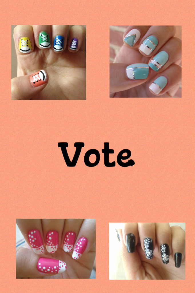 Tell me which nail design you like better in the comments. Whatever gets the most votes I'll get them on my nails!