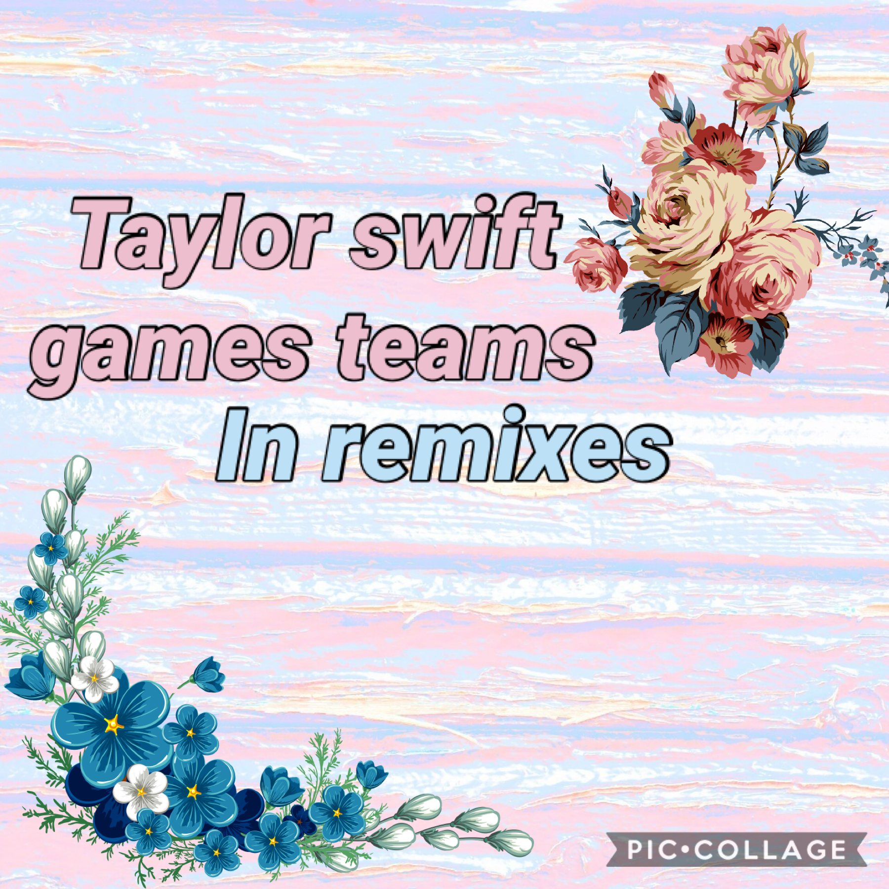 Taylor Swift teams for the games are in the responses