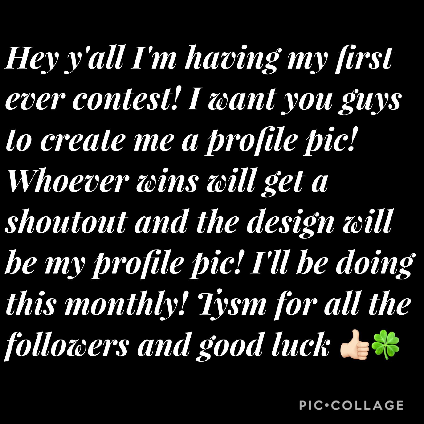 My contest hope you win 😉 