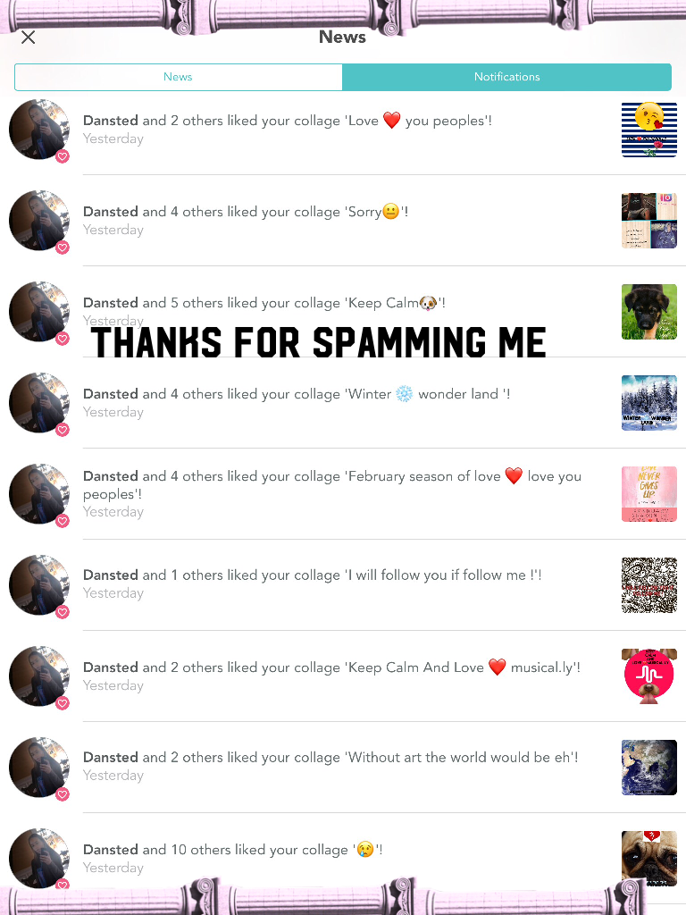 Thanks for spamming me 
