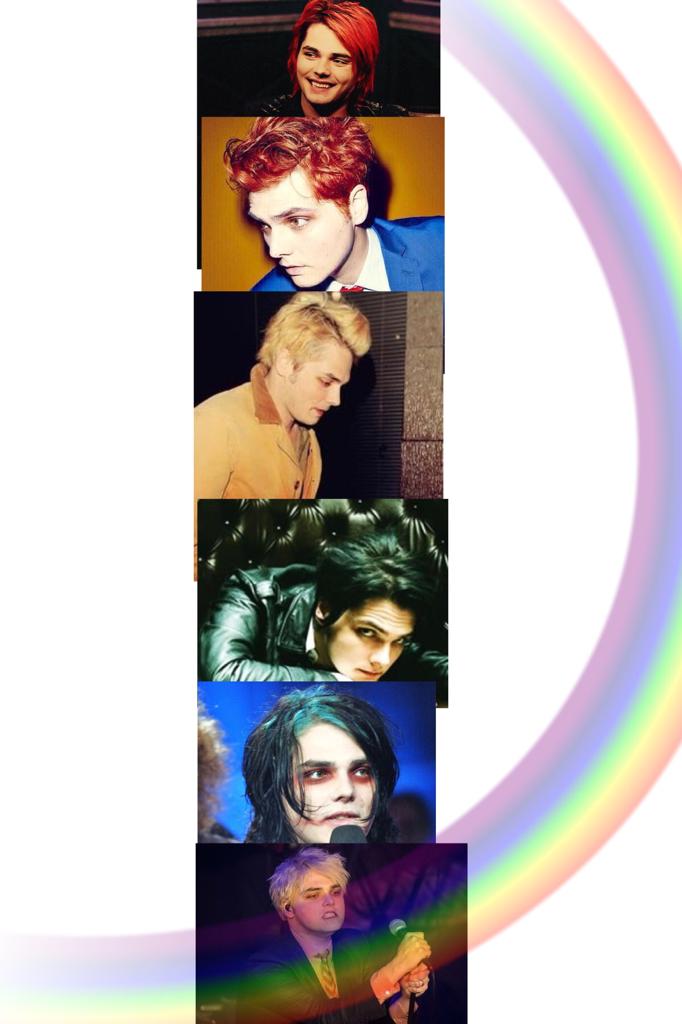 Gerard Way Rainbow!!! Happy Birthday Gerard!!!