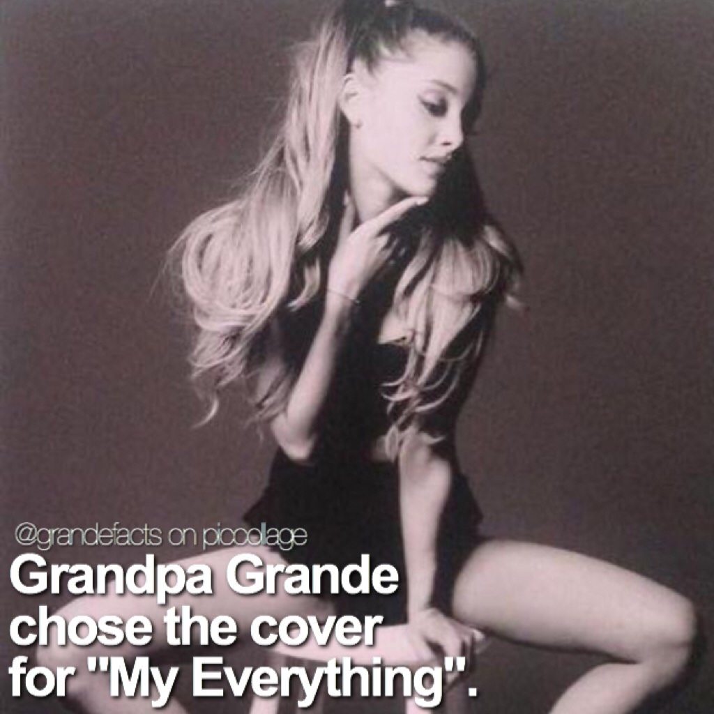 the cover is EVERYTHING (pun intended) and the outtakes are breathtaking 
qotd: do you have a least fav song from My Everything? aotd: omg noo i love all!!!😩❤️