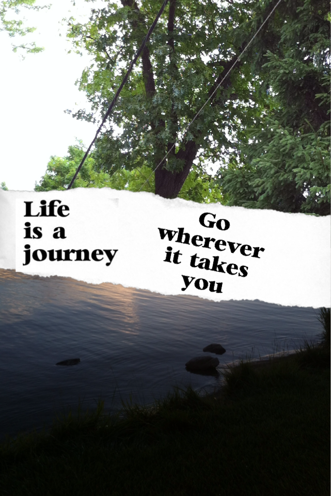 Life has a path for you. Go wherever it leads you