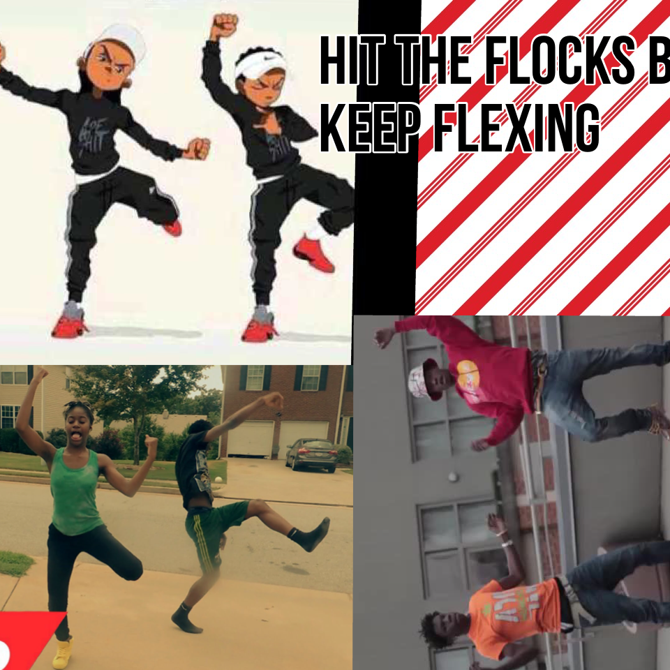 Hit the flocks but keep flexing