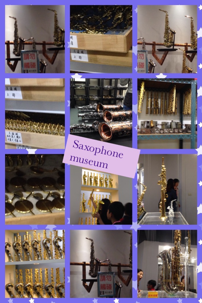 Saxophone museum in Taiwan 👍🏻👍🏻
