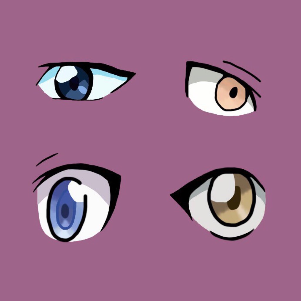 Eye doodles// Guess who's they are ;)