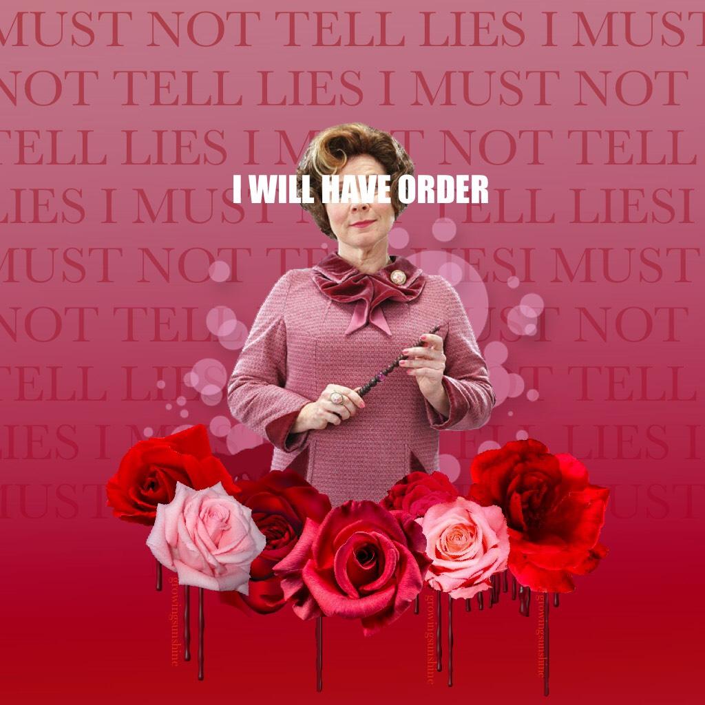Another Hp post, this time with my least favorite character. No one out evils Umbridge. 
