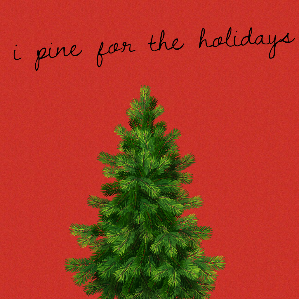 i pine for the holidays--7 MORE DAYS!!!!🎄