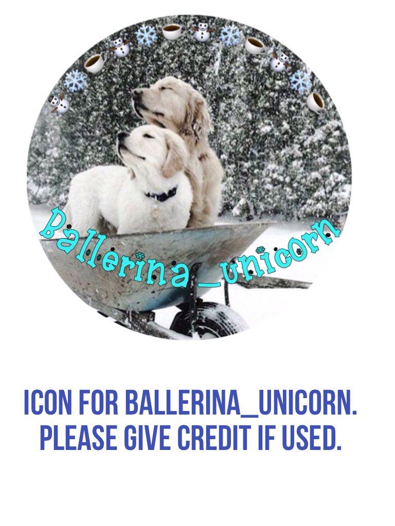 Icon for ballerina_unicorn. Please give credit if used.