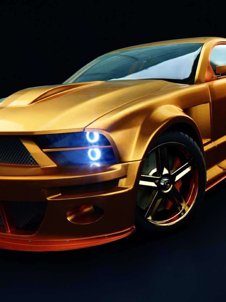 I would love to have a gold car