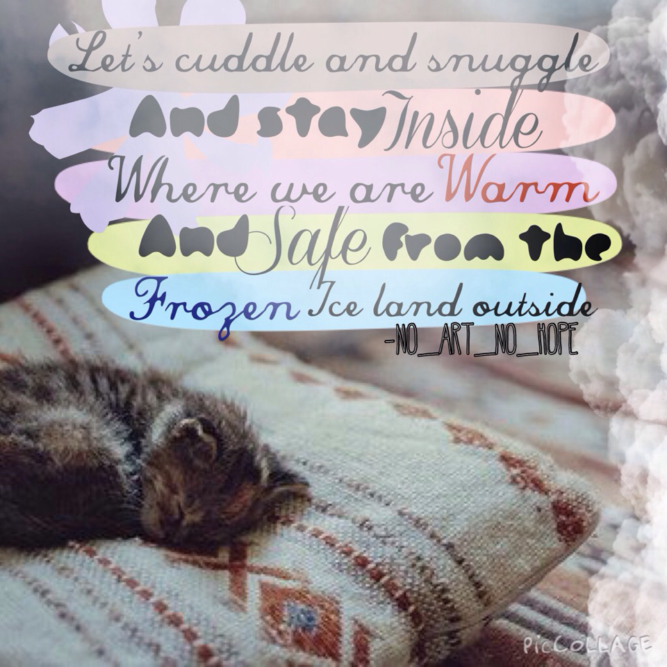 My quote hope you like💕❄️