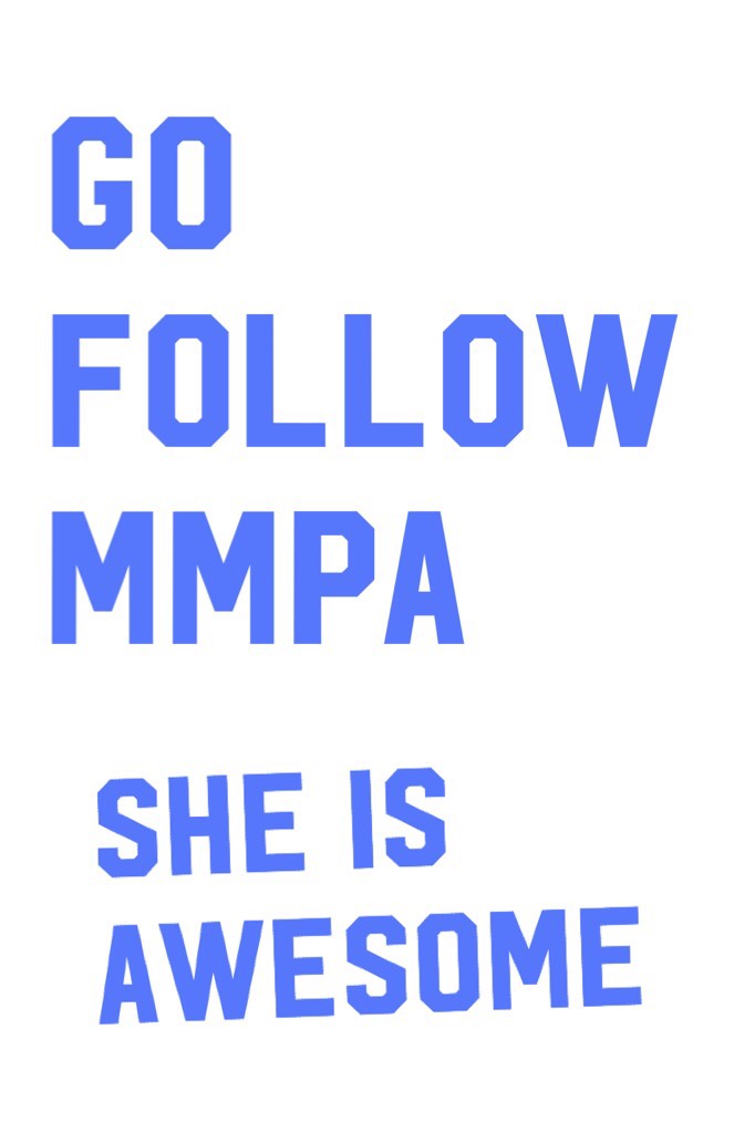 Go follow MMPA