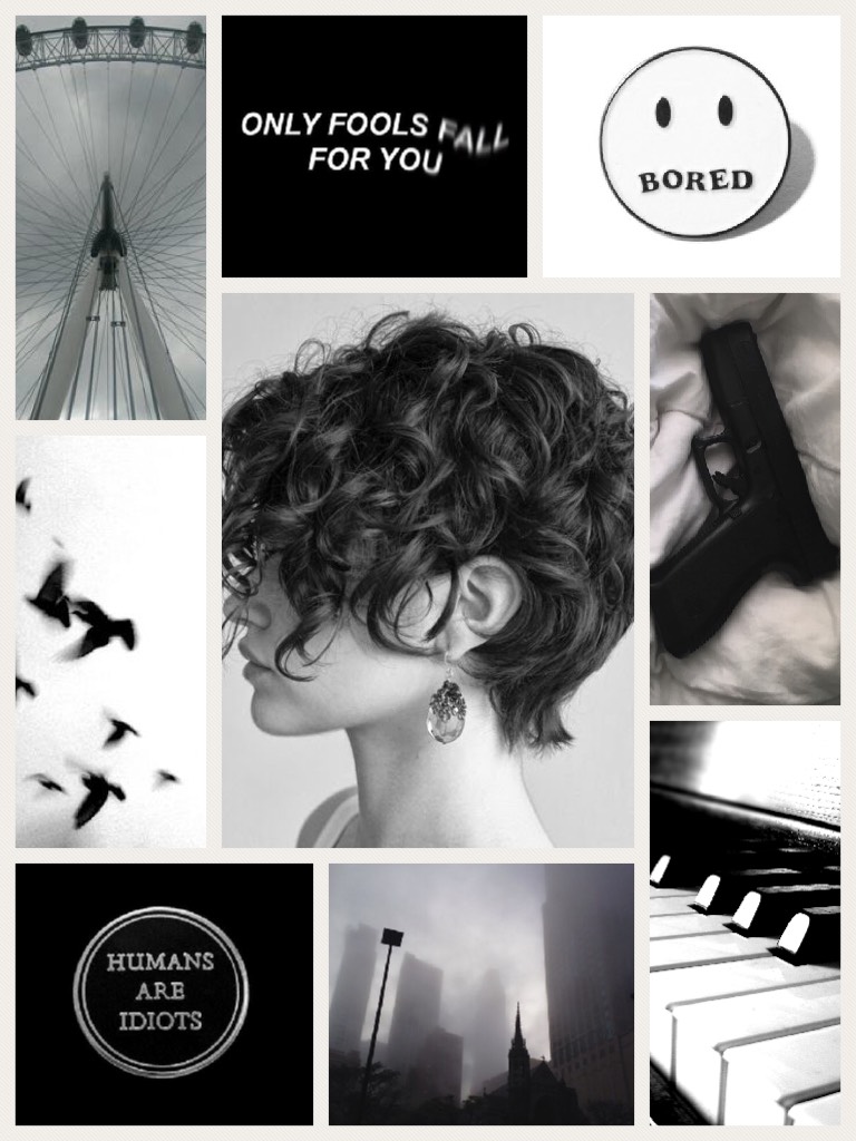 Just an aesthetic for a sociopathic original character of mine :)