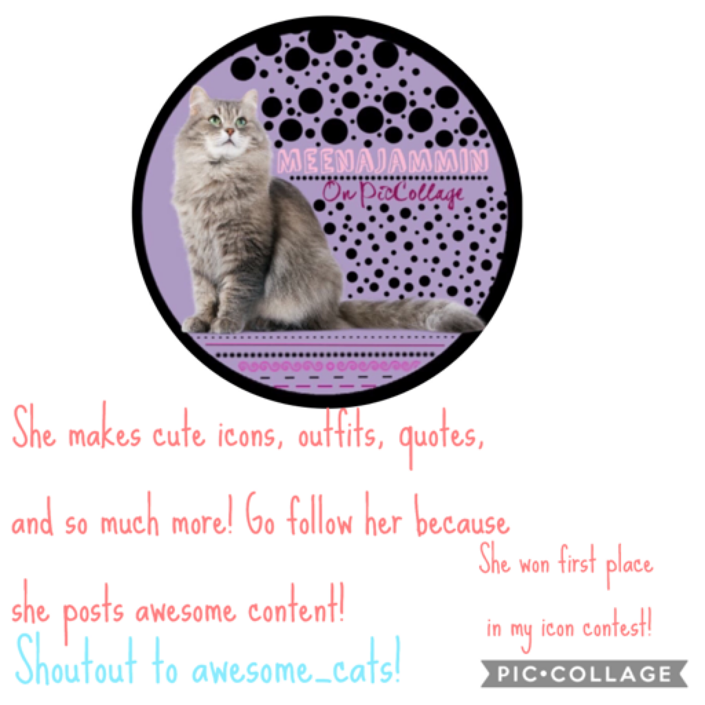 Shoutout to awesome_cats, the first place winner of my icon contest!