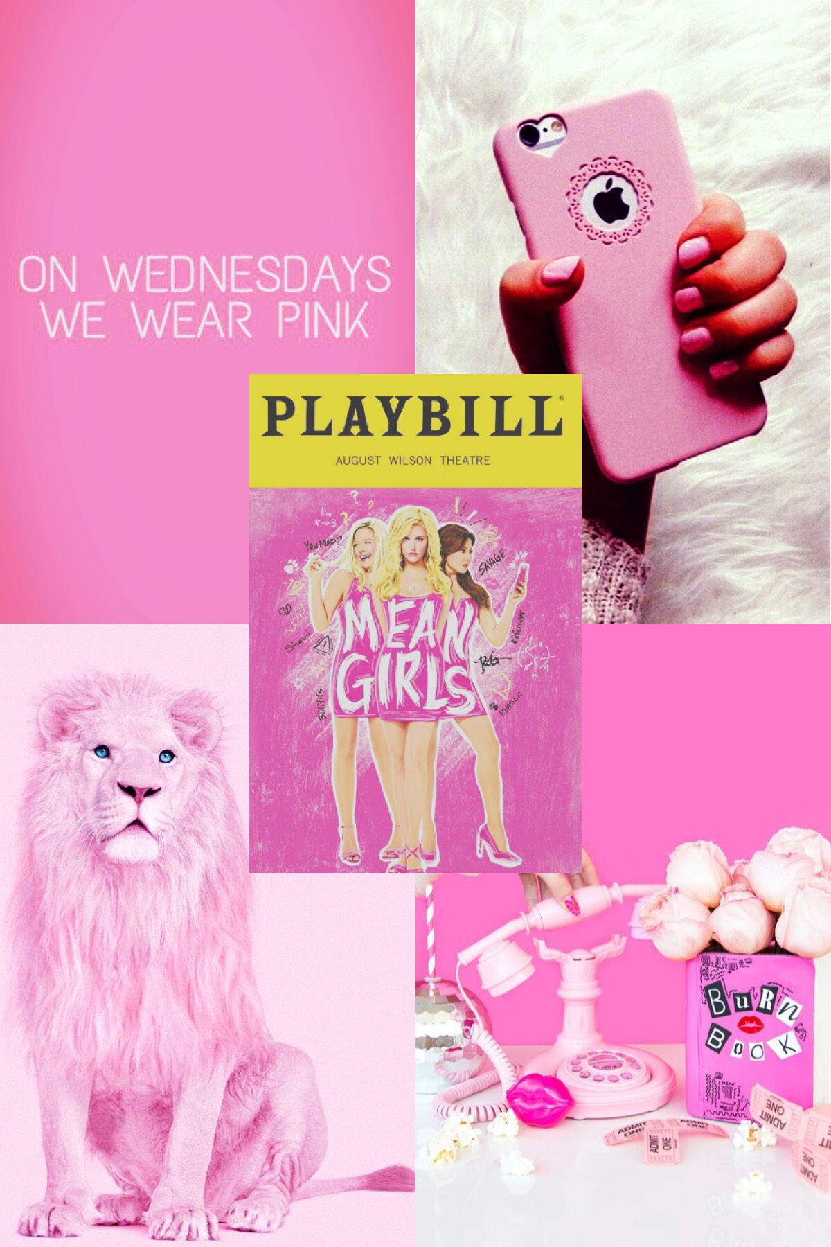 You can’t sit with us. 
-
Here’s an aesthetic from Mean Girls the musical!!