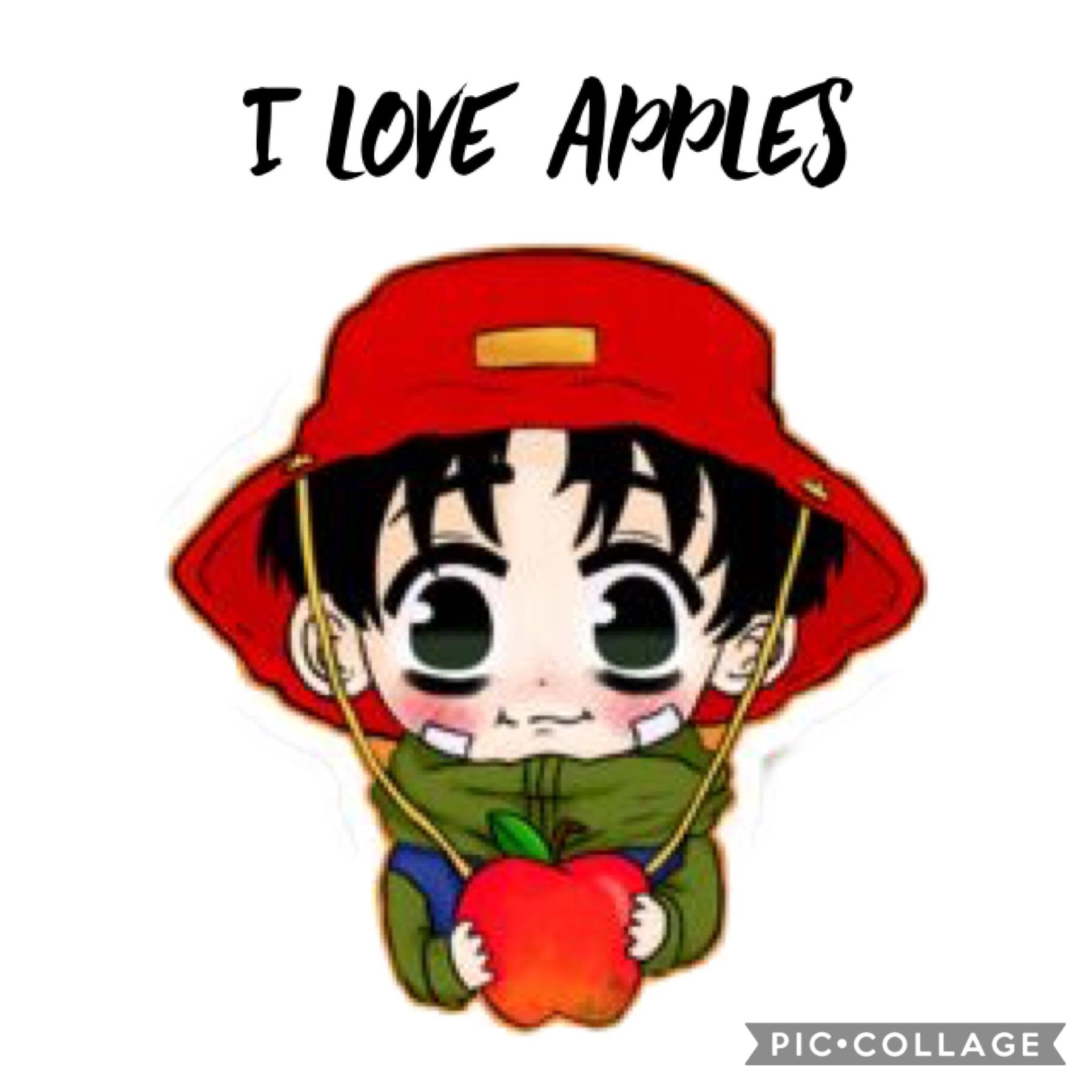 I love apples