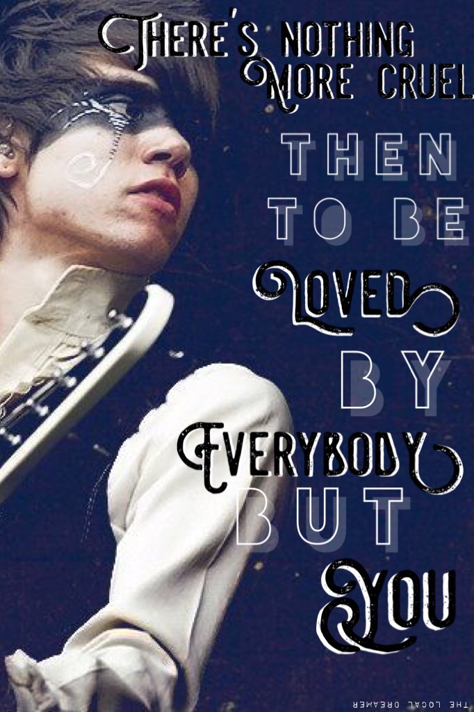 I love Wilson (Expensive Mistakes)! It’s such a good song. Here is RyRo with lyrics that I felt fit him and Brendon <3
