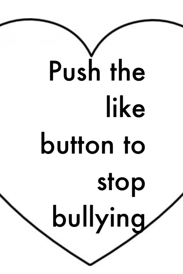 Push the like button to stop bullying