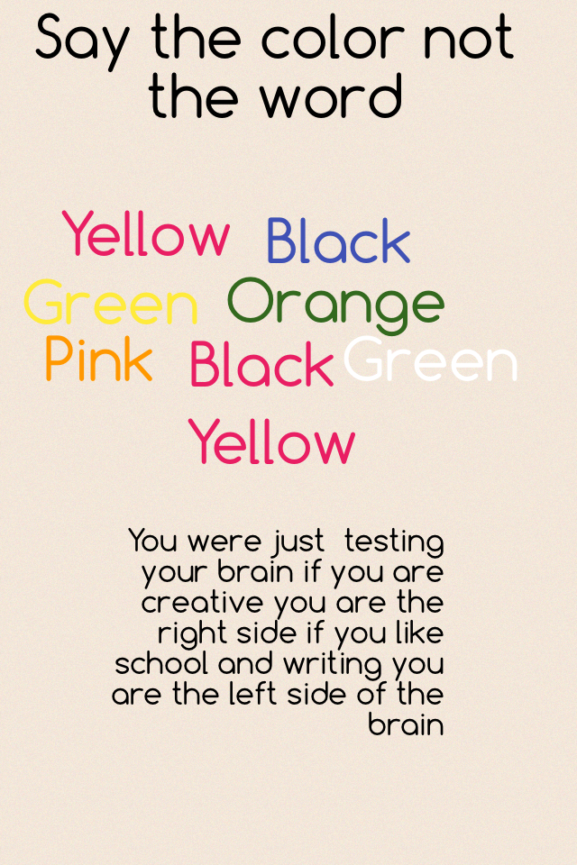 Testing your brain