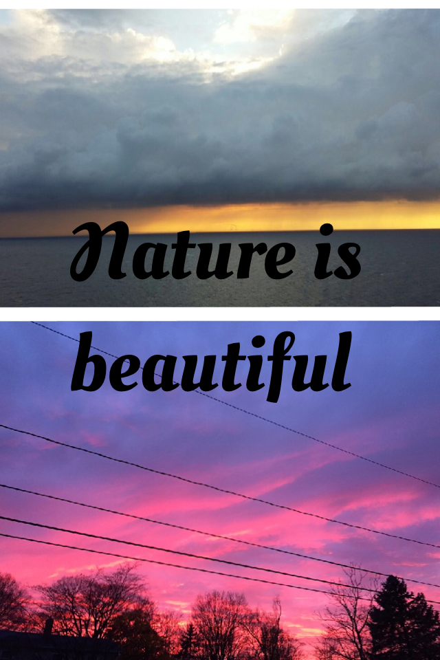 Nature is beautiful💕
Tbh I have no idea how to use pic collage 