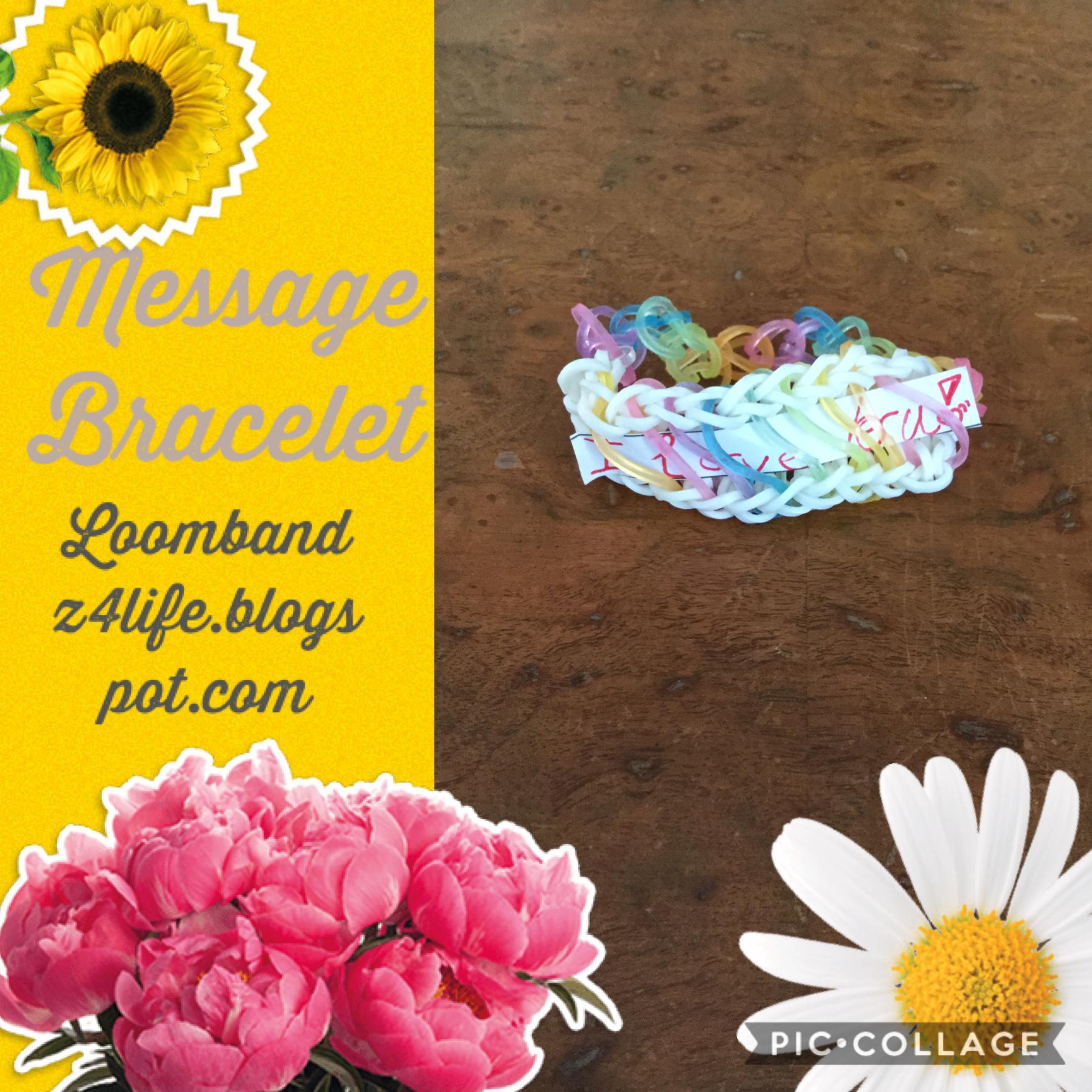 Check out my blog if you want to learn how to make more bracelets and charms out of loom bands !!!