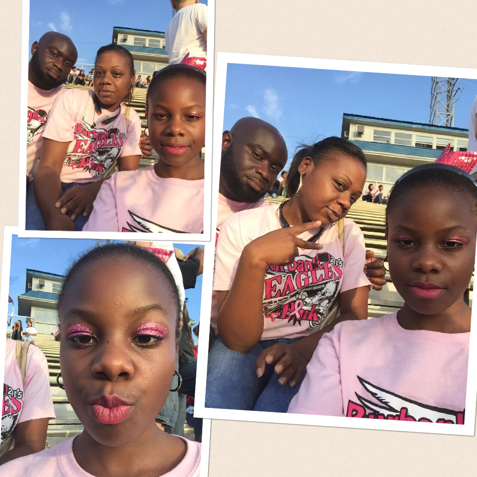 Me and the fam at a football game