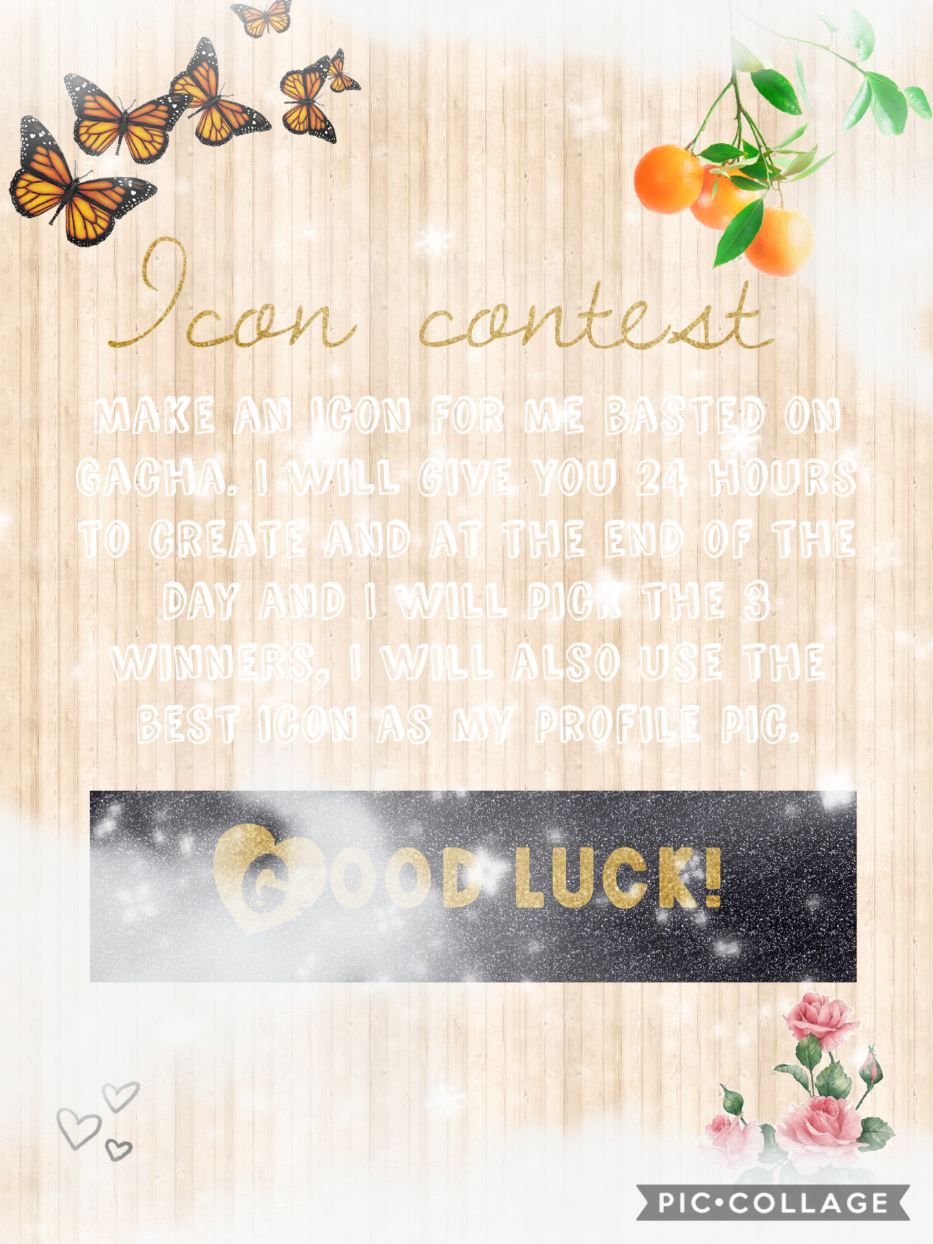 Good luck for the contest!