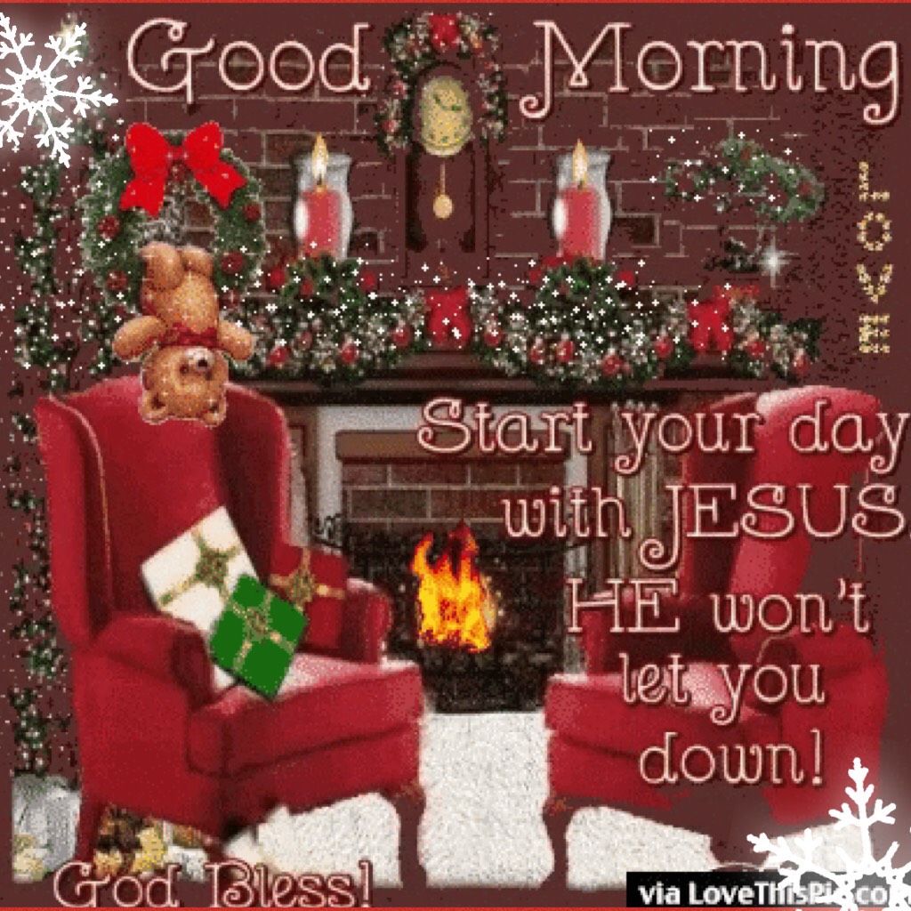 Start your day with Jesus
Fireplace decorated room