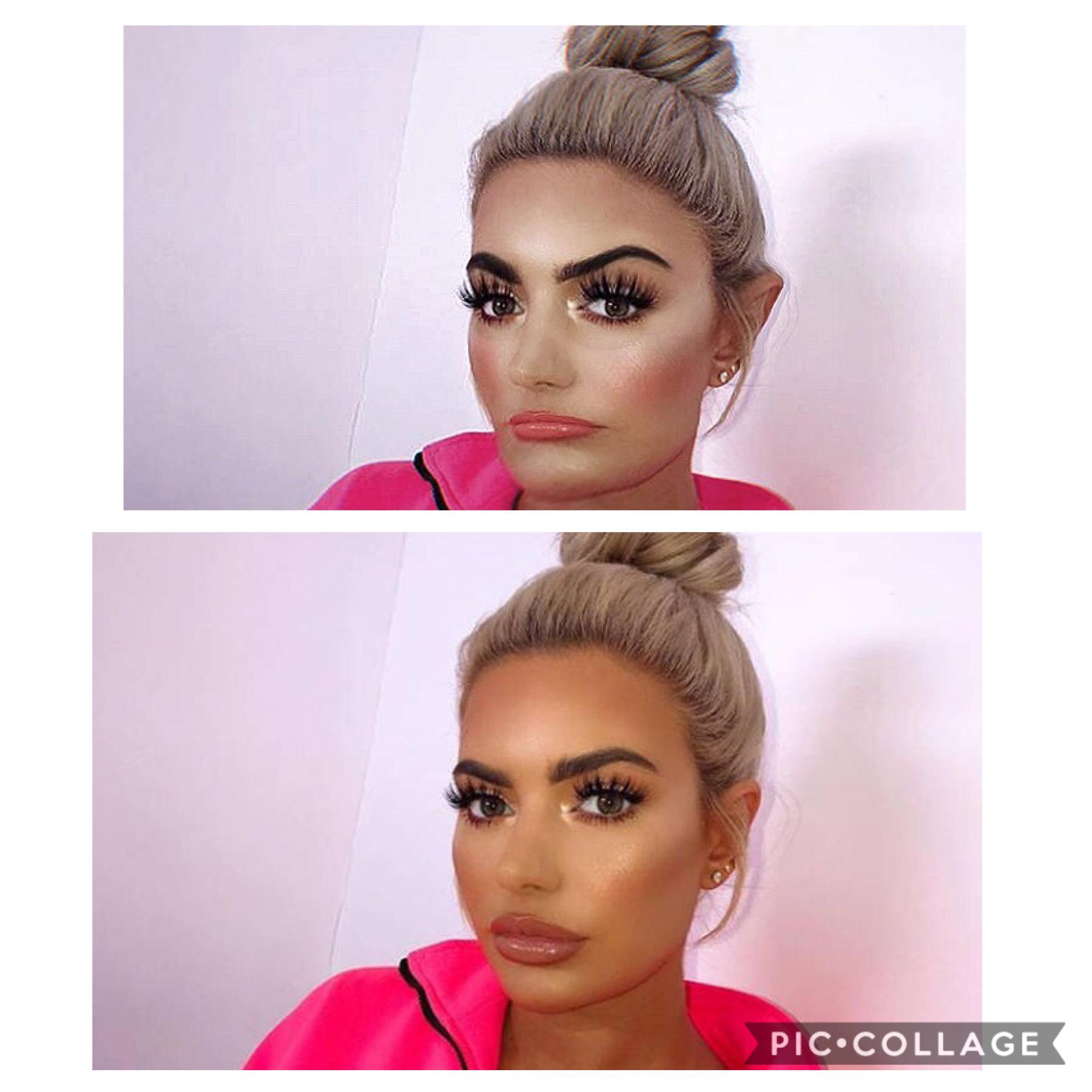 Megan from love island photoshop transformation 
