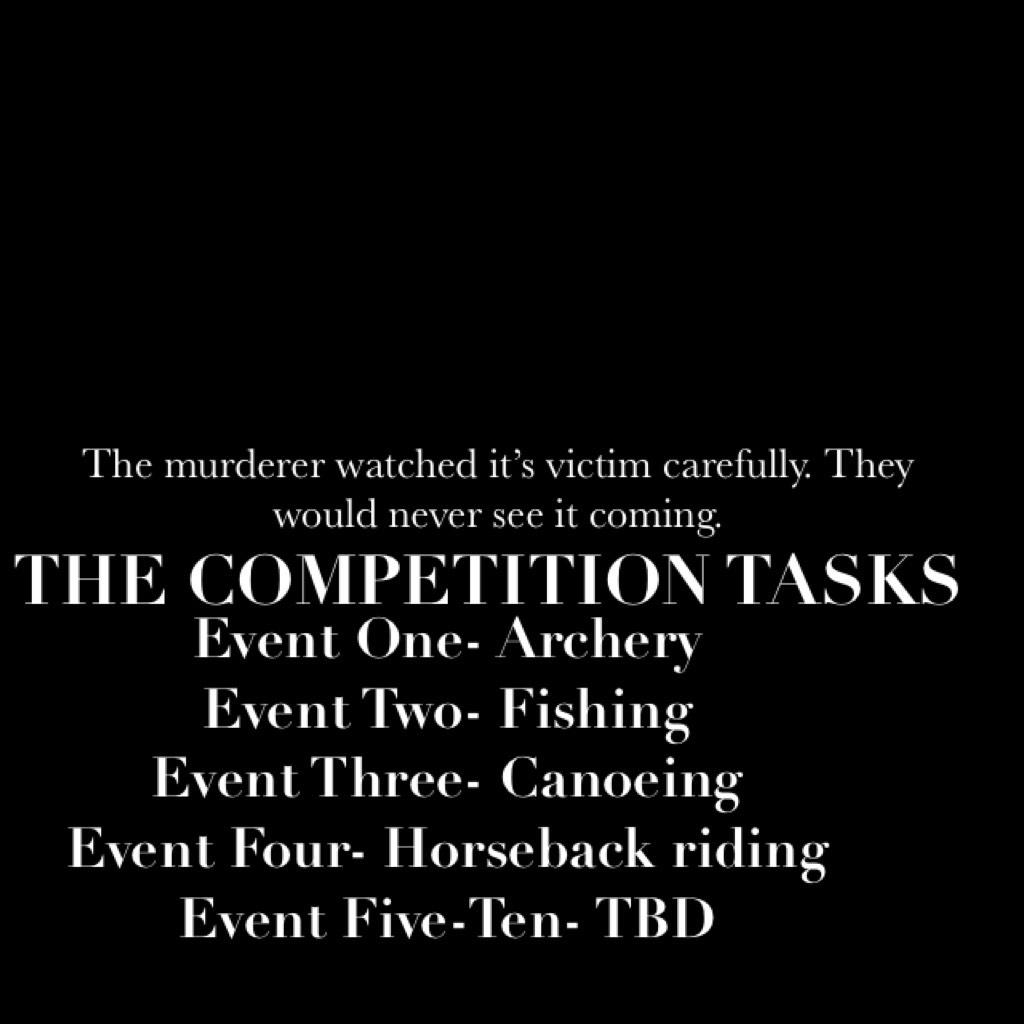 THE COMPETITION TASKS