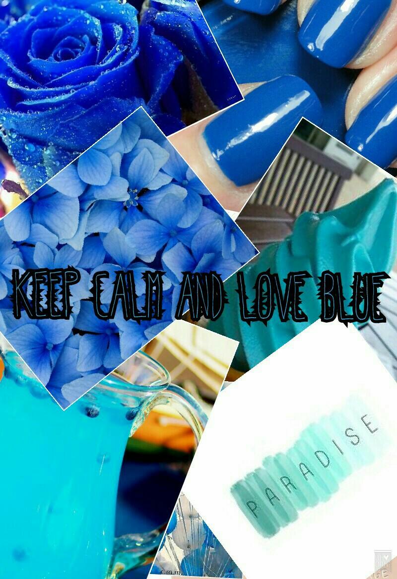 Keep Calm And Love Blue