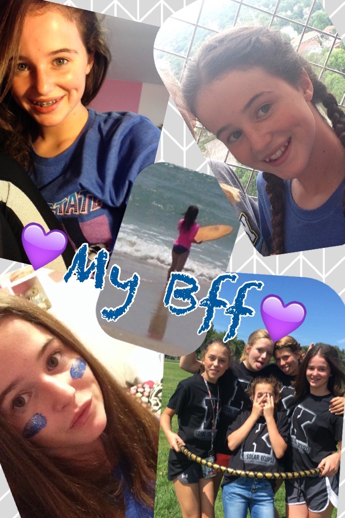 Tap👉👉💜
This is my best friend in the whole world. I have known her for a long time and she is always there for me! Love you so much  Hannah!!💜💜💜