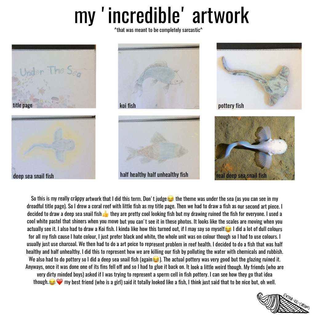 - click here -

So here is a really basic story of awful art in my last term of school😂💕it's pretty bad but don't judge 😘💩