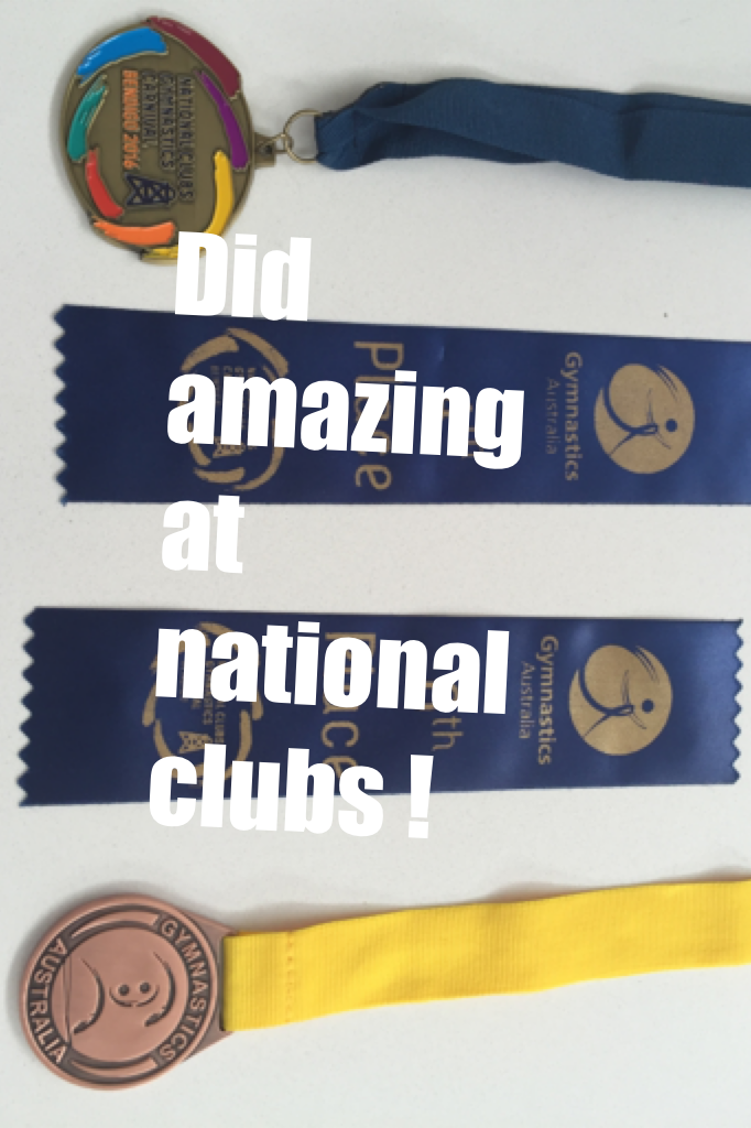 Went to national clubs!