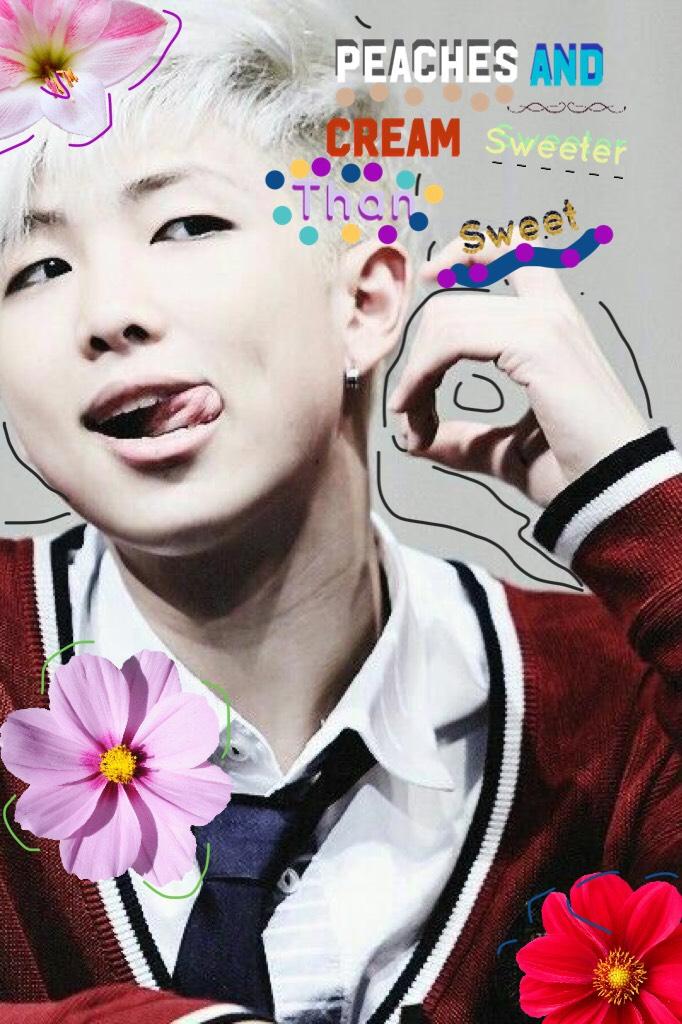 Hey guys...I do collages that I like and that other people do to. Now that I found more fans of BTS, I will do more BTS collages. Btw, RM is such a bias wrecker!!