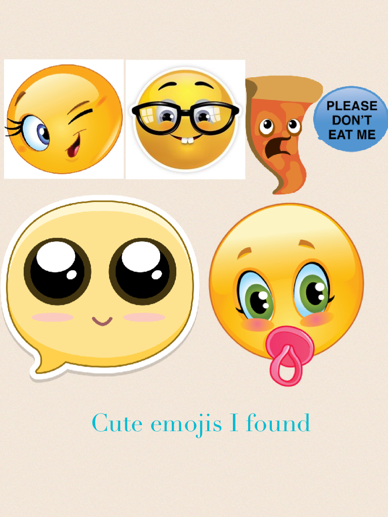 Cute emojis I found 