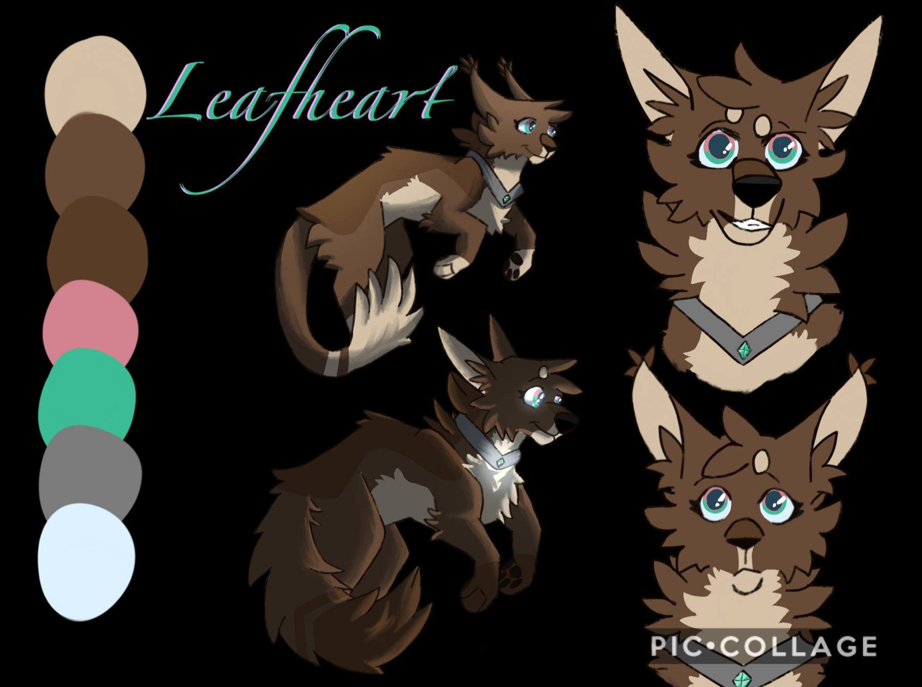 This is a more update design of my character Leafheart cat and dog version it has been a tad bit since I’ve drawn this and I would’ve definitely approached the cat different 