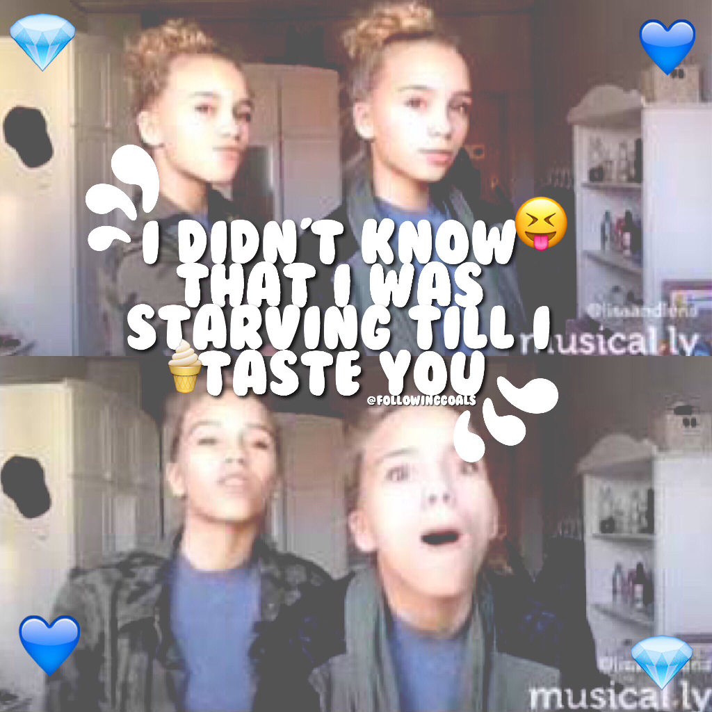 🏳️‍🌈Tap🏳️‍🌈
Another Lisa and Lena edit starving-Hailee Steinfeld