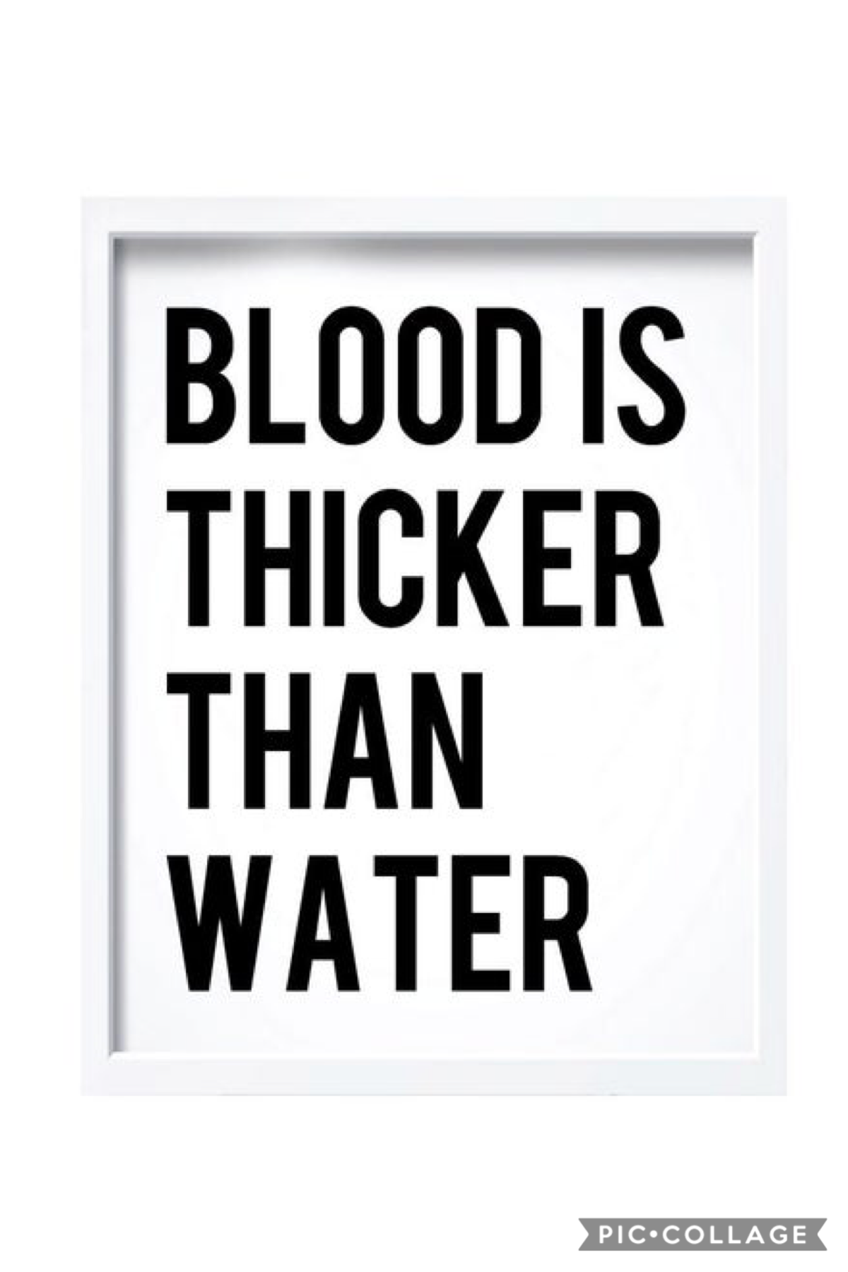 Blood is thicker than water. 