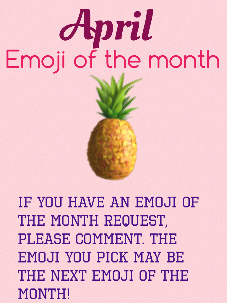 Emoji of the month