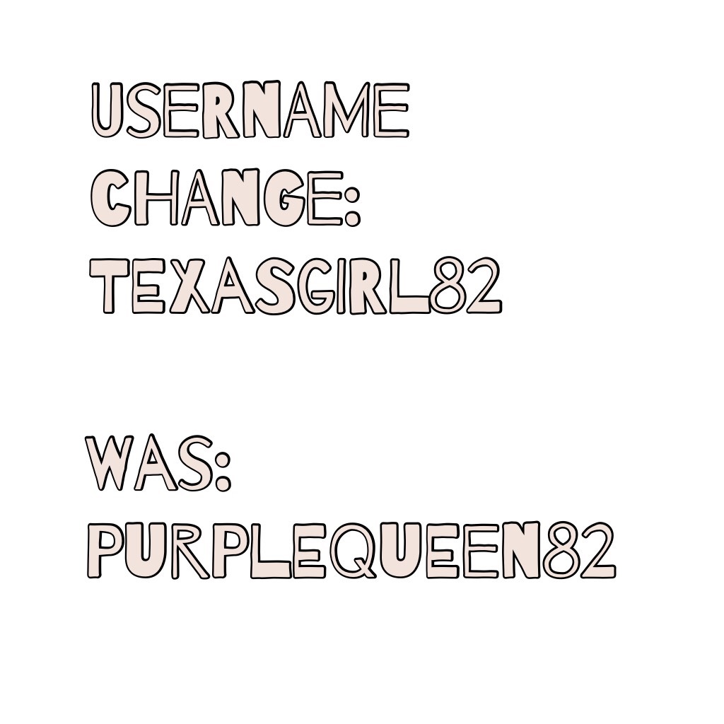 Username Change